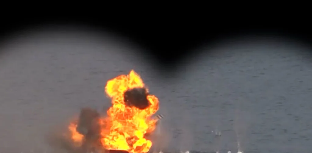 Third oil tanker catches fire in Strait of Hormuz after naval mine strike, IRGC says